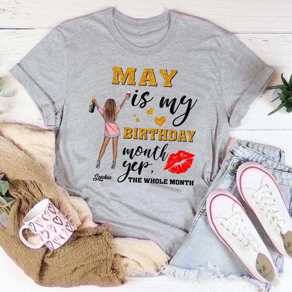 May Birthday Shirt, Custom Birthday Shirt, Queens Born In  May, May Birthday Gifts,  May Birthday Gifts