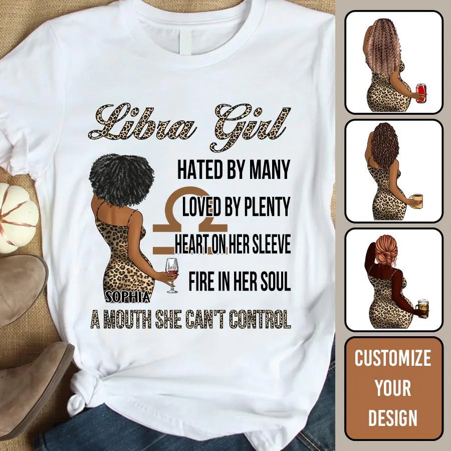 Custom Birthday Shirt, Libra Zodiac t shirt, Libra Birthday shirt, Libra t shirts for ladies, Libra queen t shirt, Libra Queen Birthday Shirt