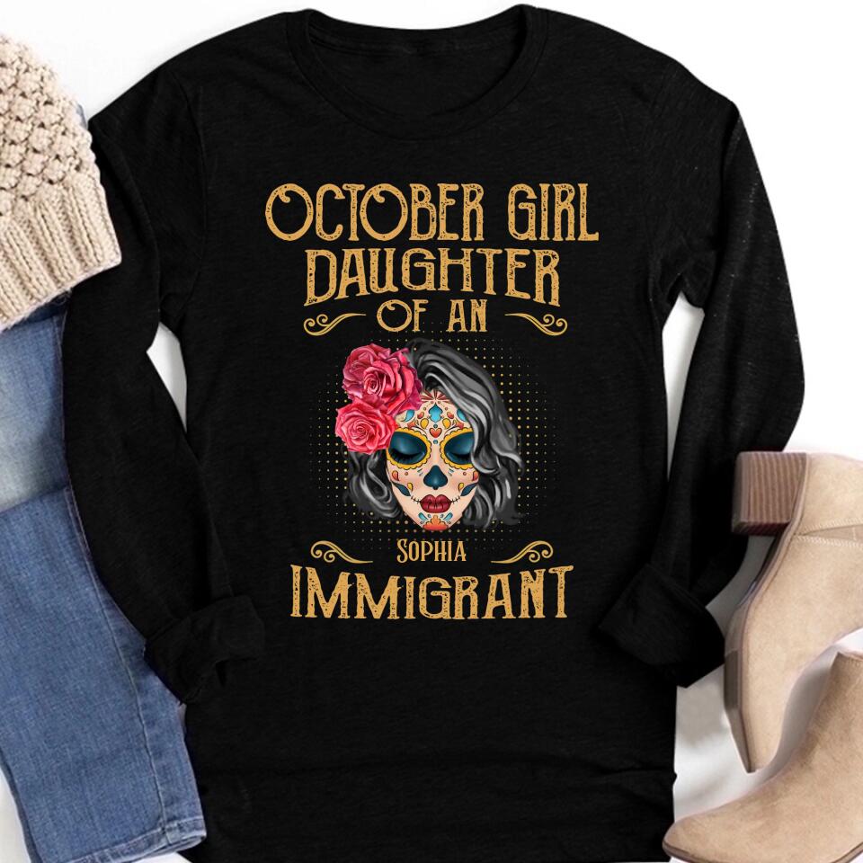 October Birthday Shirt, Custom Birthday Shirt, Queens Born In October, October Birthday Shirts For Woman, October Birthday Gifts