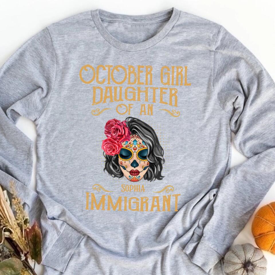 October Birthday Shirt, Custom Birthday Shirt, Queens Born In October, October Birthday Shirts For Woman, October Birthday Gifts