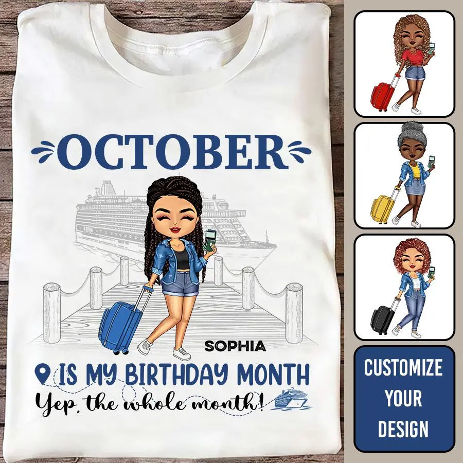 October Birthday Shirt, Custom Birthday Shirt, Queens are Born In October, October Birthday Shirts For Woman, October Birthday Gifts