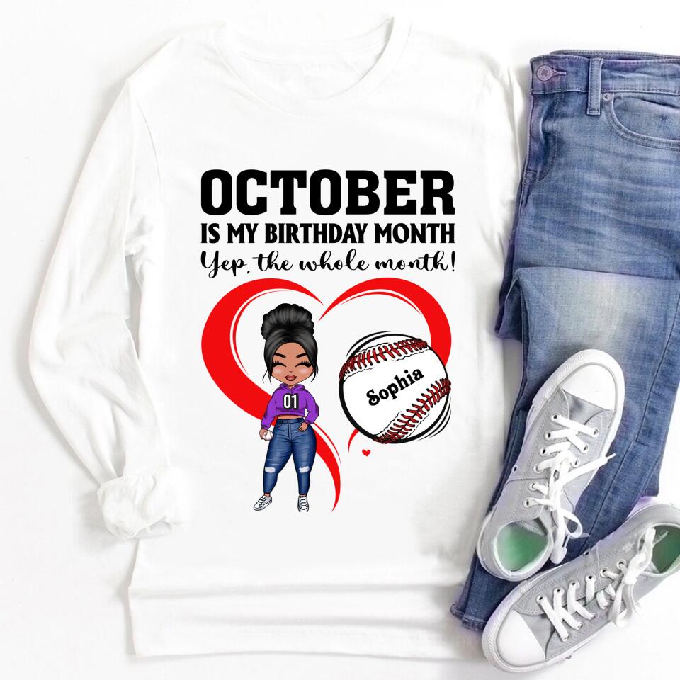 October Birthday Shirt, Custom Birthday Shirt, Queens are Born In October, October Birthday Shirts For Woman, October Birthday Gifts