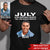 July Birthday Shirt, Custom Birthday Shirt, A Black King was born in July, July Birthday Shirts For Man, July Birthday Gifts