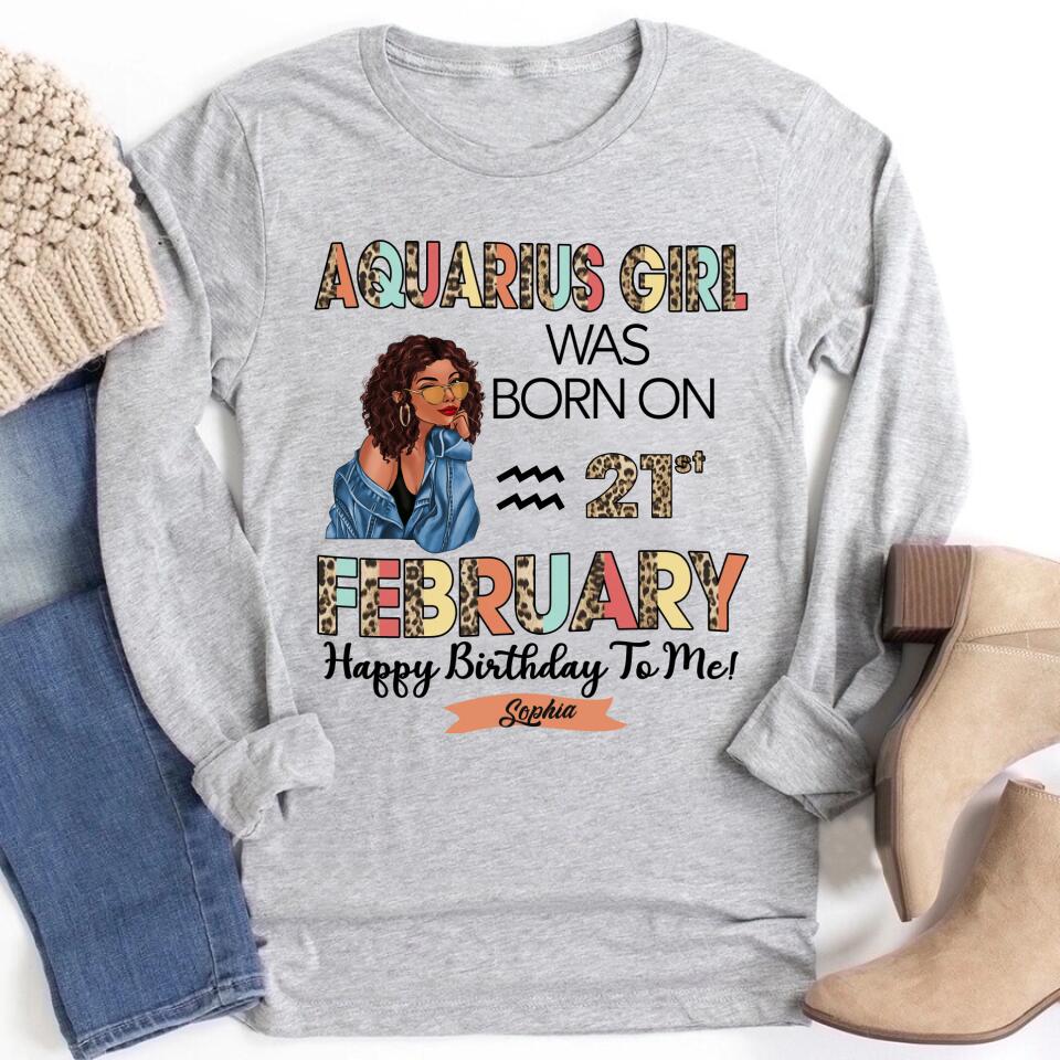 Custom Birthday Shirt, Aquarius t shirt, Aquarius Birthday shirt, Aquarius t shirts for ladies, Aquarius queen t shirt, Aquarius Queen Birthday shirt