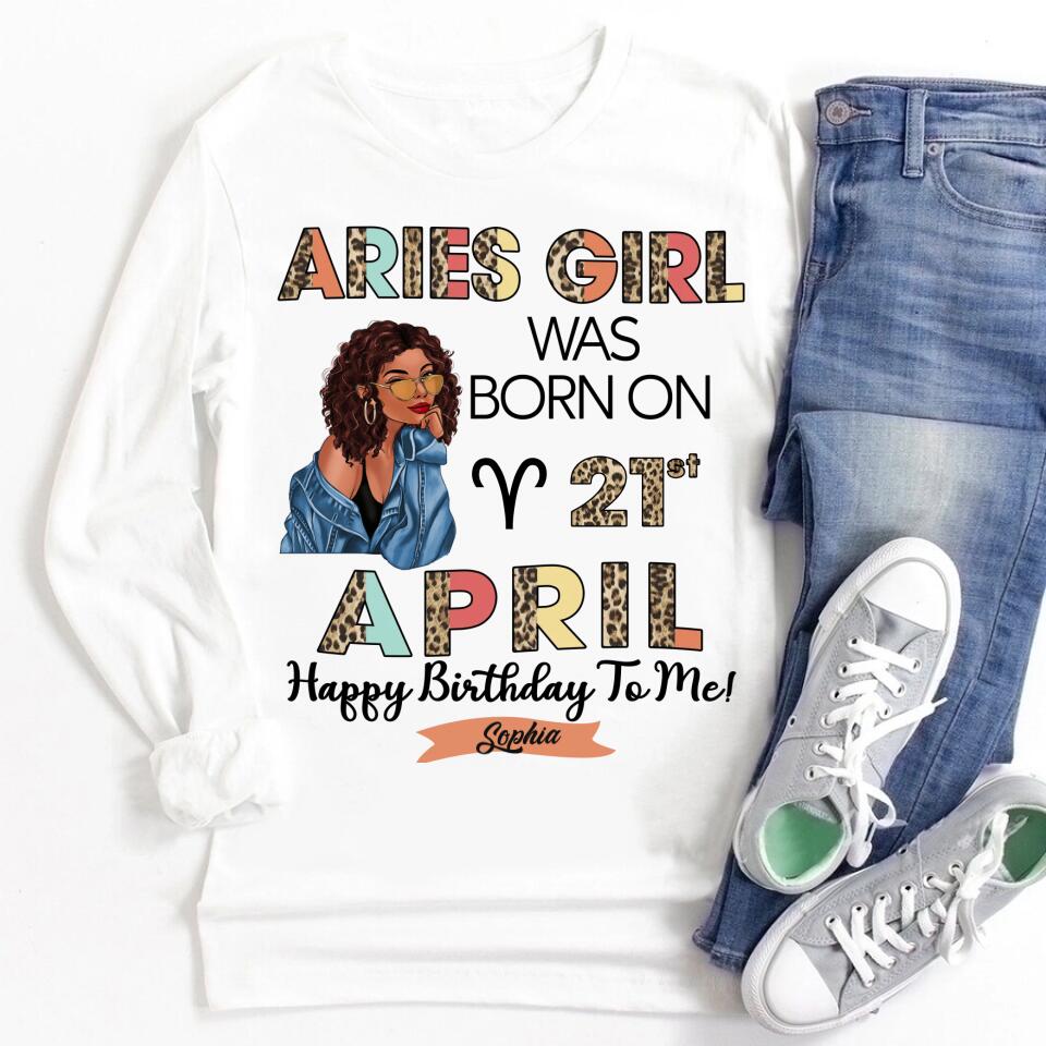 Custom Birthday Shirt, Aries Zodiac t shirt, Aries Birthday shirt, Aries t shirts for ladies, Aries queen t shirt, Aries Queen Birthday shirt