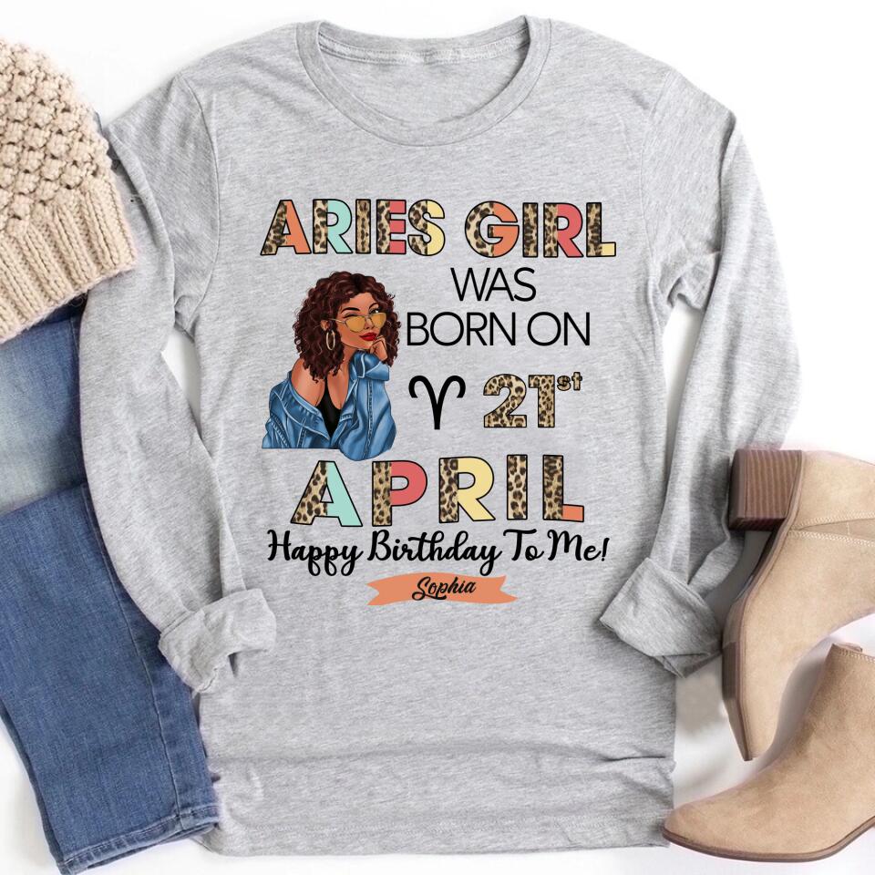 Custom Birthday Shirt, Aries Zodiac t shirt, Aries Birthday shirt, Aries t shirts for ladies, Aries queen t shirt, Aries Queen Birthday shirt