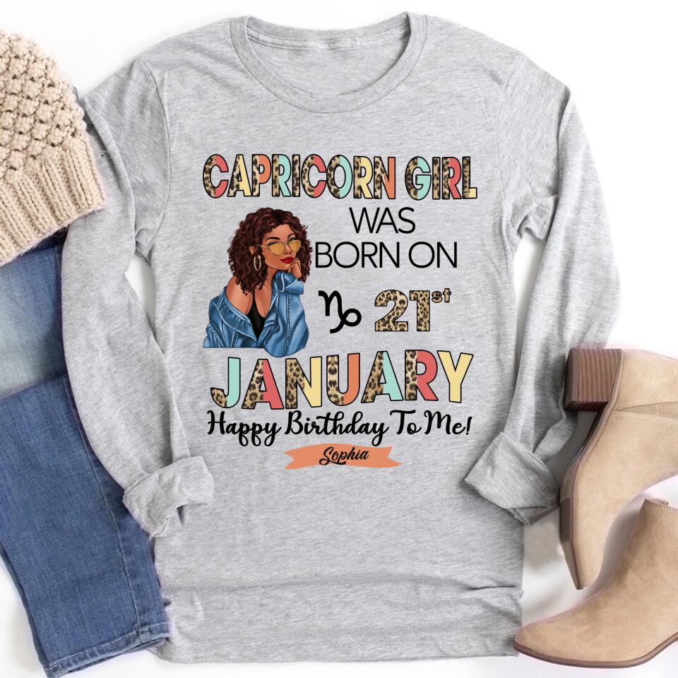 Custom Birthday Shirt, Capricorn Zodiac t shirt, Capricorn Birthday shirt, Capricorn t shirts for ladies, Capricorn queen t shirt, Capricorn Queen Birthday shirt