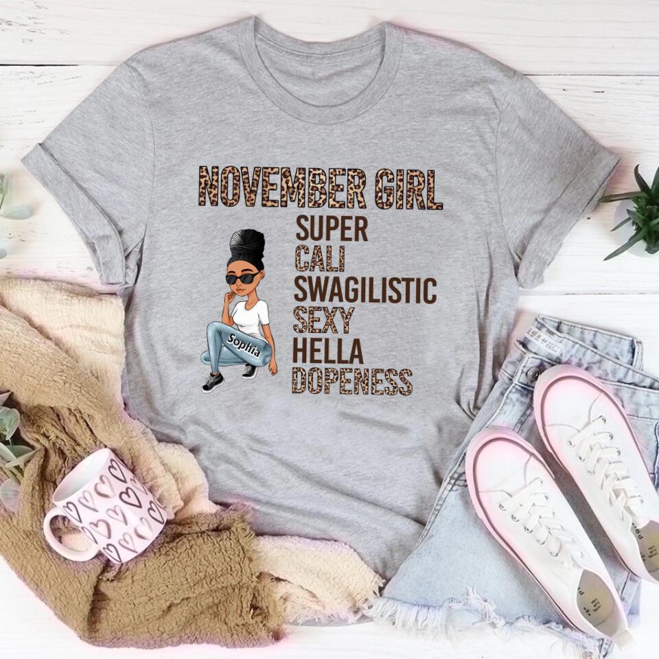 November Birthday Shirt, Custom Birthday Shirt, Queens are Born In November, November Birthday Shirts For Woman, November Birthday Gifts