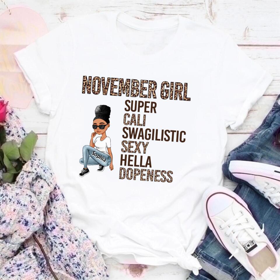 November Birthday Shirt, Custom Birthday Shirt, Queens are Born In November, November Birthday Shirts For Woman, November Birthday Gifts