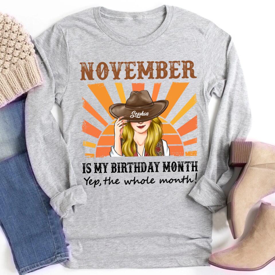 October Birthday Shirt, Custom Birthday Shirt, Queens are Born In October, October Birthday Shirts For Woman, October Birthday Gifts