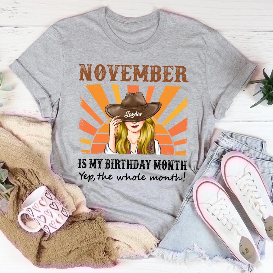October Birthday Shirt, Custom Birthday Shirt, Queens are Born In October, October Birthday Shirts For Woman, October Birthday Gifts