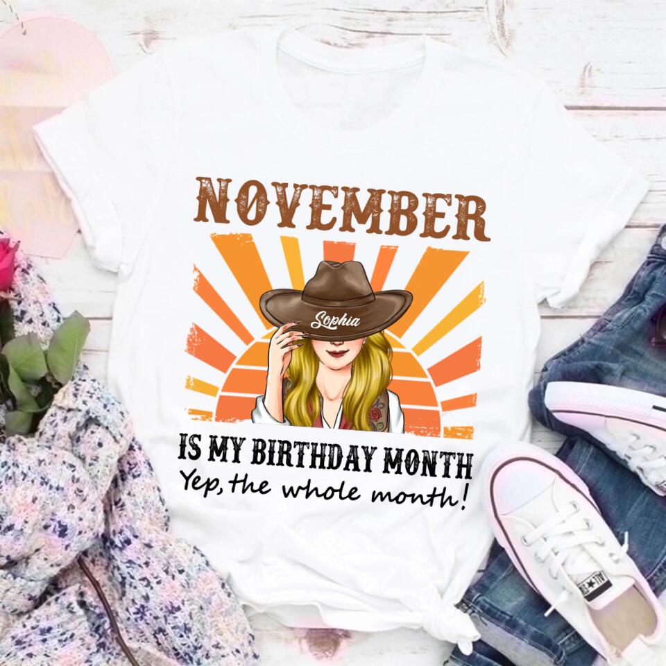 October Birthday Shirt, Custom Birthday Shirt, Queens are Born In October, October Birthday Shirts For Woman, October Birthday Gifts
