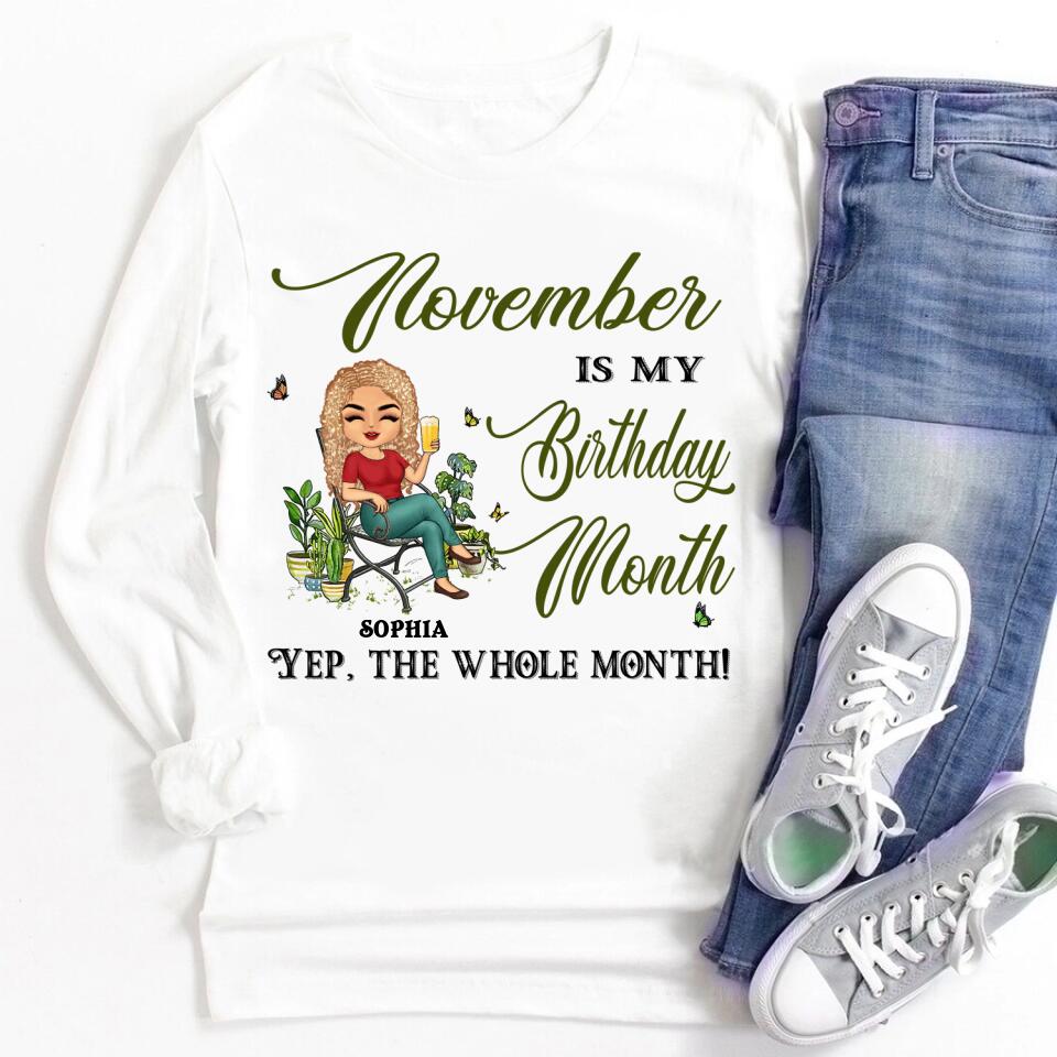 November Birthday Shirt, Custom Birthday Shirt, Queens are Born In November, November Birthday Shirts For Woman, November Birthday Gifts
