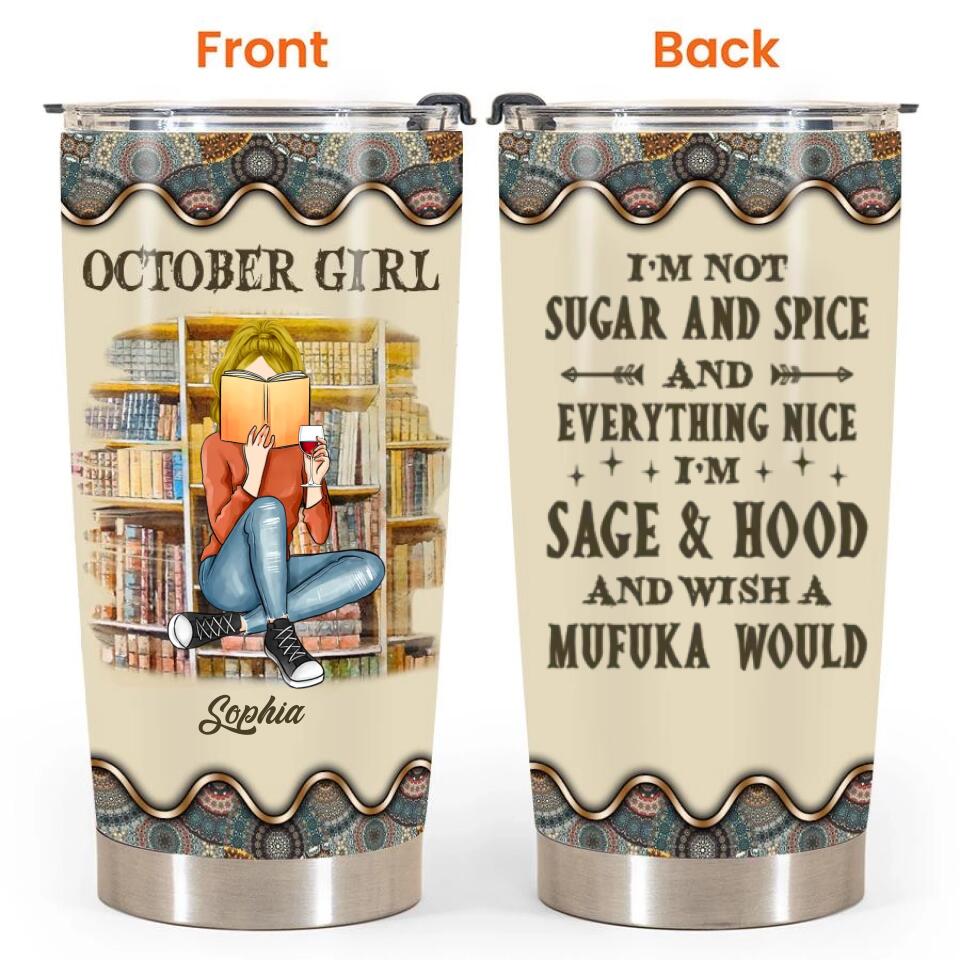 Personalized Tumblers, Birthday Tumbler, Birthdays In October, October Birthday Gifts For Her