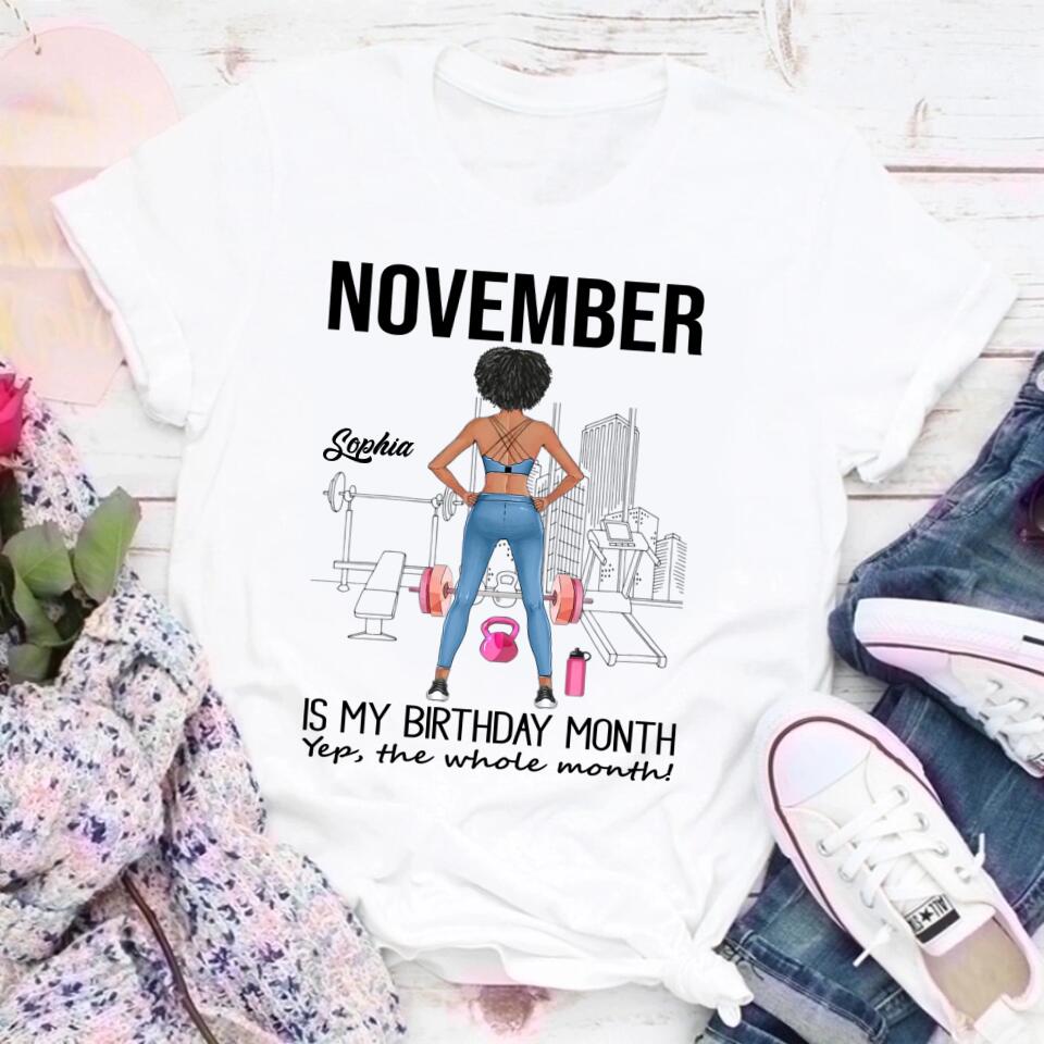 November Birthday Shirt, Custom Birthday Shirt, Queens are Born In November , November  Birthday Shirts For Woman, November Birthday Gifts