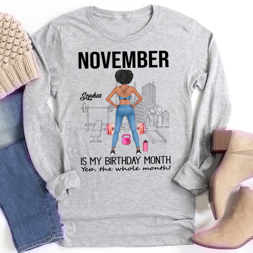 November Birthday Shirt, Custom Birthday Shirt, Queens are Born In November , November  Birthday Shirts For Woman, November Birthday Gifts