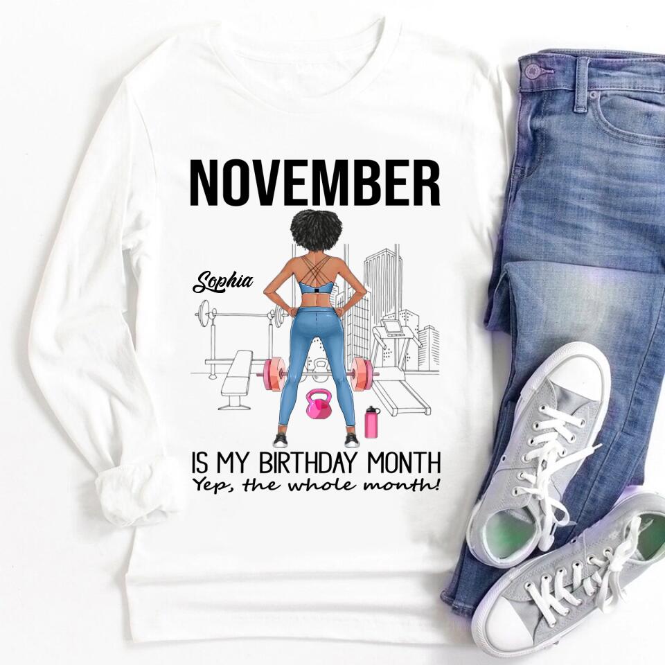 November Birthday Shirt, Custom Birthday Shirt, Queens are Born In November , November  Birthday Shirts For Woman, November Birthday Gifts