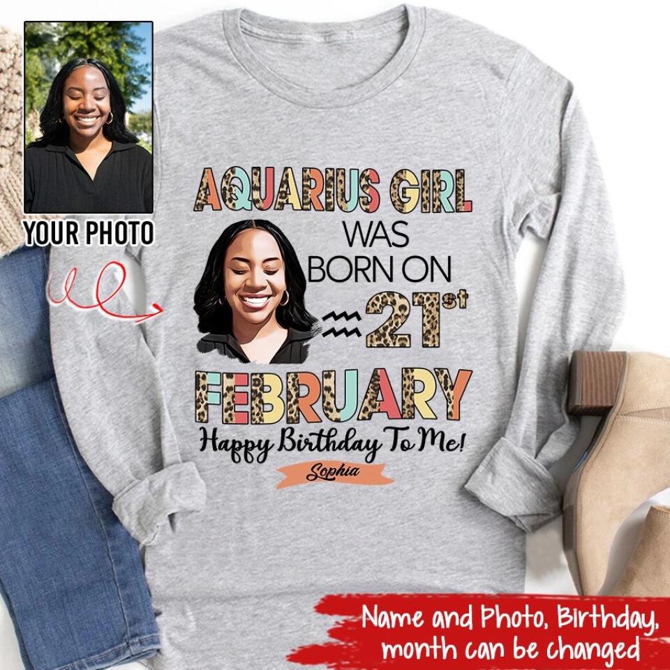 Custom Birthday Shirt, Aquarius t shirt, Aquarius Birthday shirt, Aquarius t shirts for ladies, Aquarius queen t shirt, Aquarius Queen Birthday shirt