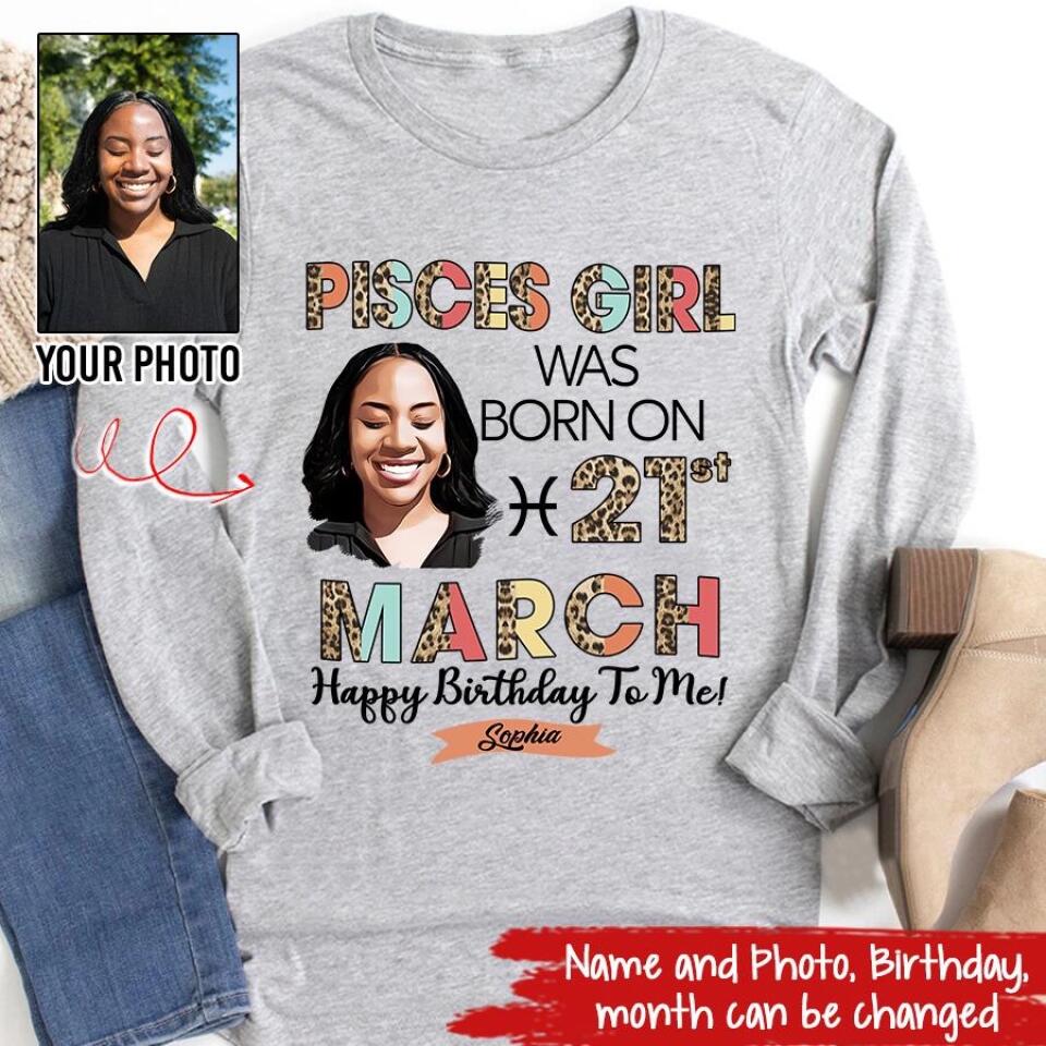 Custom Birthday Shirt, Pisces Zodiac t shirt, Pisces Birthday shirt, Pisces t shirts for ladies, Pisces queen t shirt, Pisces Queen Birthday shirt
