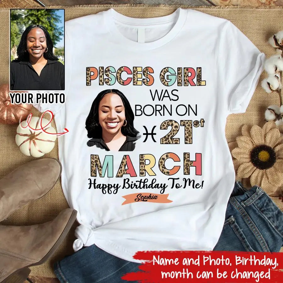 Custom Birthday Shirt, Pisces Zodiac t shirt, Pisces Birthday shirt, Pisces t shirts for ladies, Pisces queen t shirt, Pisces Queen Birthday shirt