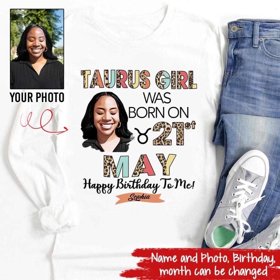 Custom Birthday Shirt, Taurus Zodiac t shirt, Taurus Birthday shirt, Taurus t shirts for ladies, Taurus queen t shirt, Taurus Queen Birthday shirt