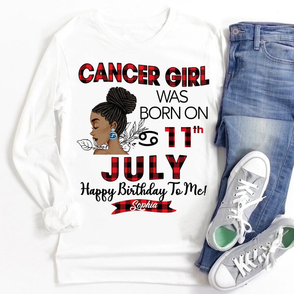 Custom Birthday Shirt, Cancer Zodiac t shirt, Cancer Birthday shirt, Cancer t shirts for ladies, Cancer queen t shirt, Cancer Queen Birthday shirt