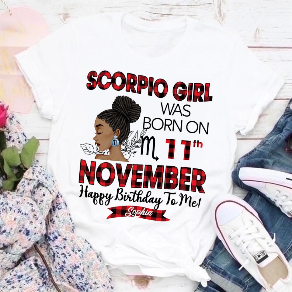Custom Birthday Shirt, Scorpio Zodiac t shirt,  Scorpio Birthday shirt, Scorpio t shirts for ladies, Scorpio queen t shirt, Scorpio Queen Birthday shirt