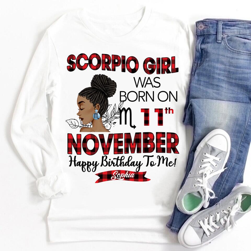 Custom Birthday Shirt, Scorpio Zodiac t shirt,  Scorpio Birthday shirt, Scorpio t shirts for ladies, Scorpio queen t shirt, Scorpio Queen Birthday shirt