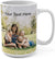 Personalized Coffee Mug - Add pictures or logos or text to our Custom Mugs for Music Lover Friends Sister