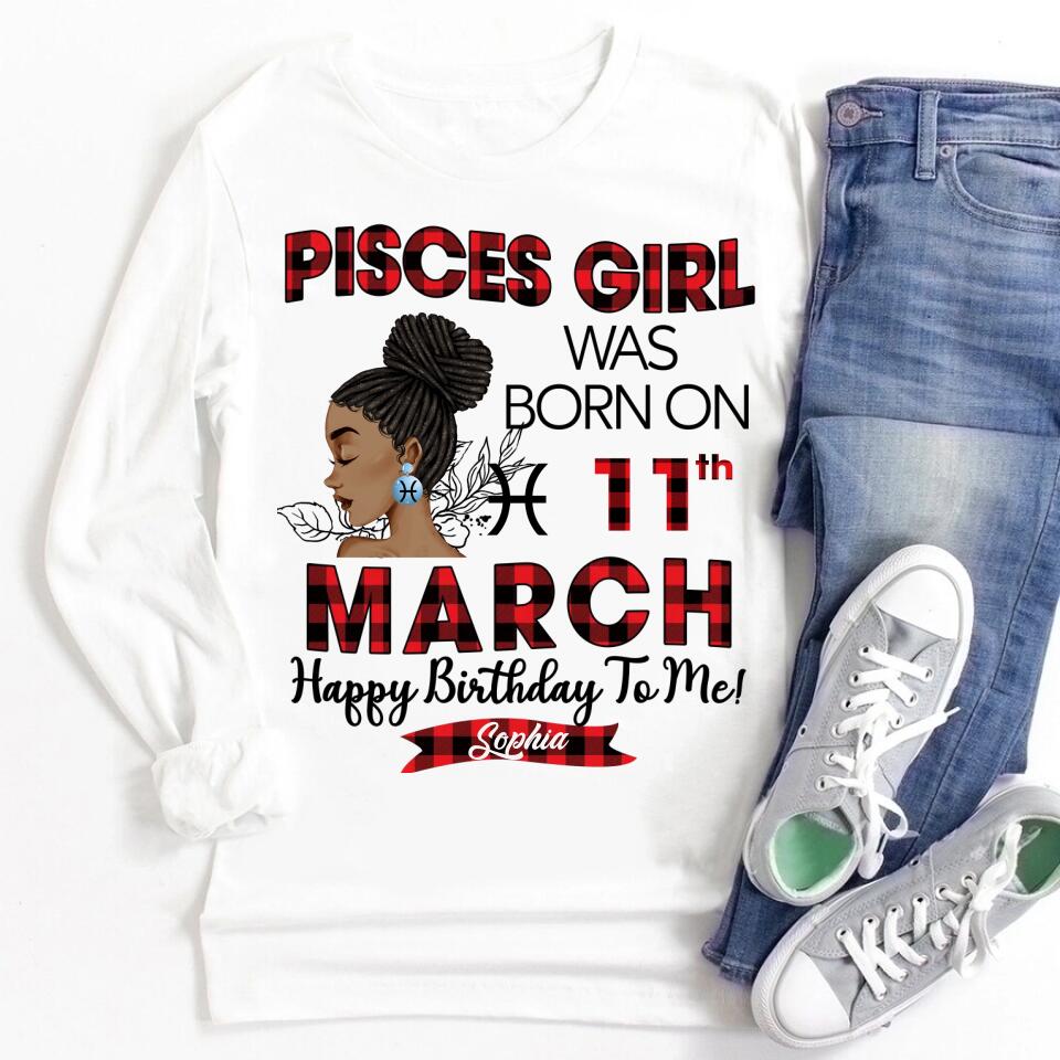 Custom Birthday Shirt, Pisces Zodiac t shirt, Pisces Birthday shirt, Pisces t shirts for ladies, Pisces queen t shirt, Pisces Queen Birthday shirt