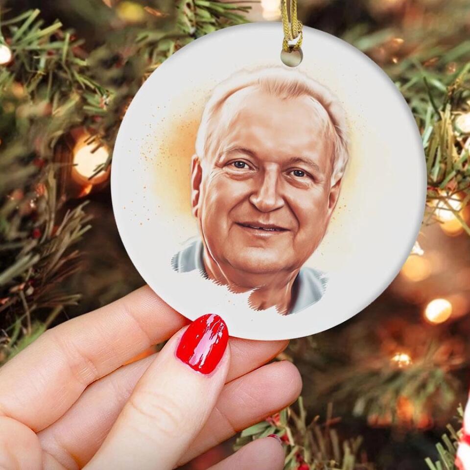 Personalized Memorial Ornaments, In Memory Ornaments, First Christmas In Heaven Ornament, Memorial Ornaments With Picture