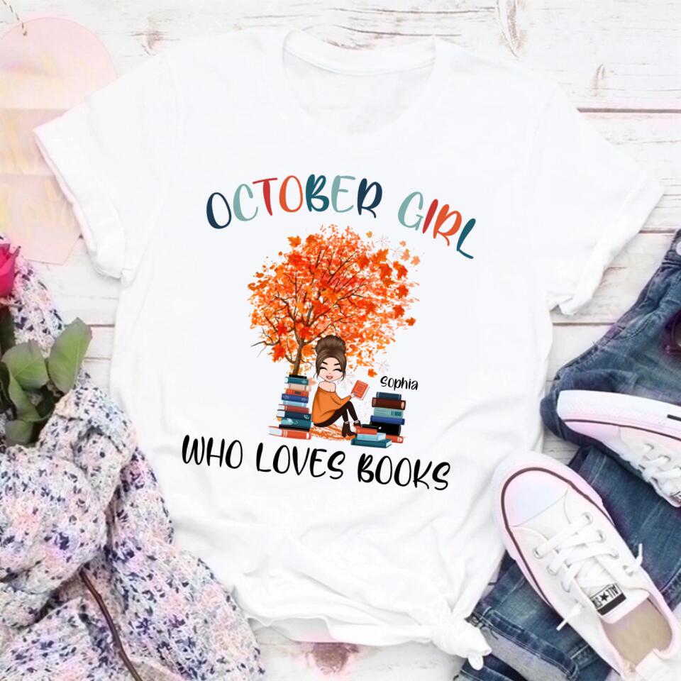 October Birthday Shirt, Custom Birthday Shirt, Queens are Born In October, October Birthday Shirts For Woman, October Birthday Gifts