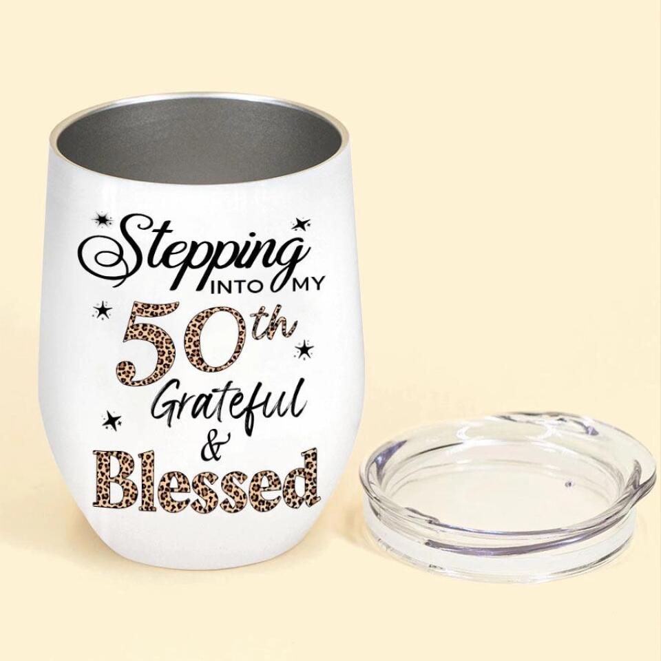 Personalized 50th Birthday Gifts, Fifty Tumbler, Personalized Wine Tumbler - 1972 50th Birthday Wine Tumbler, 50th Gift Ideas For Her