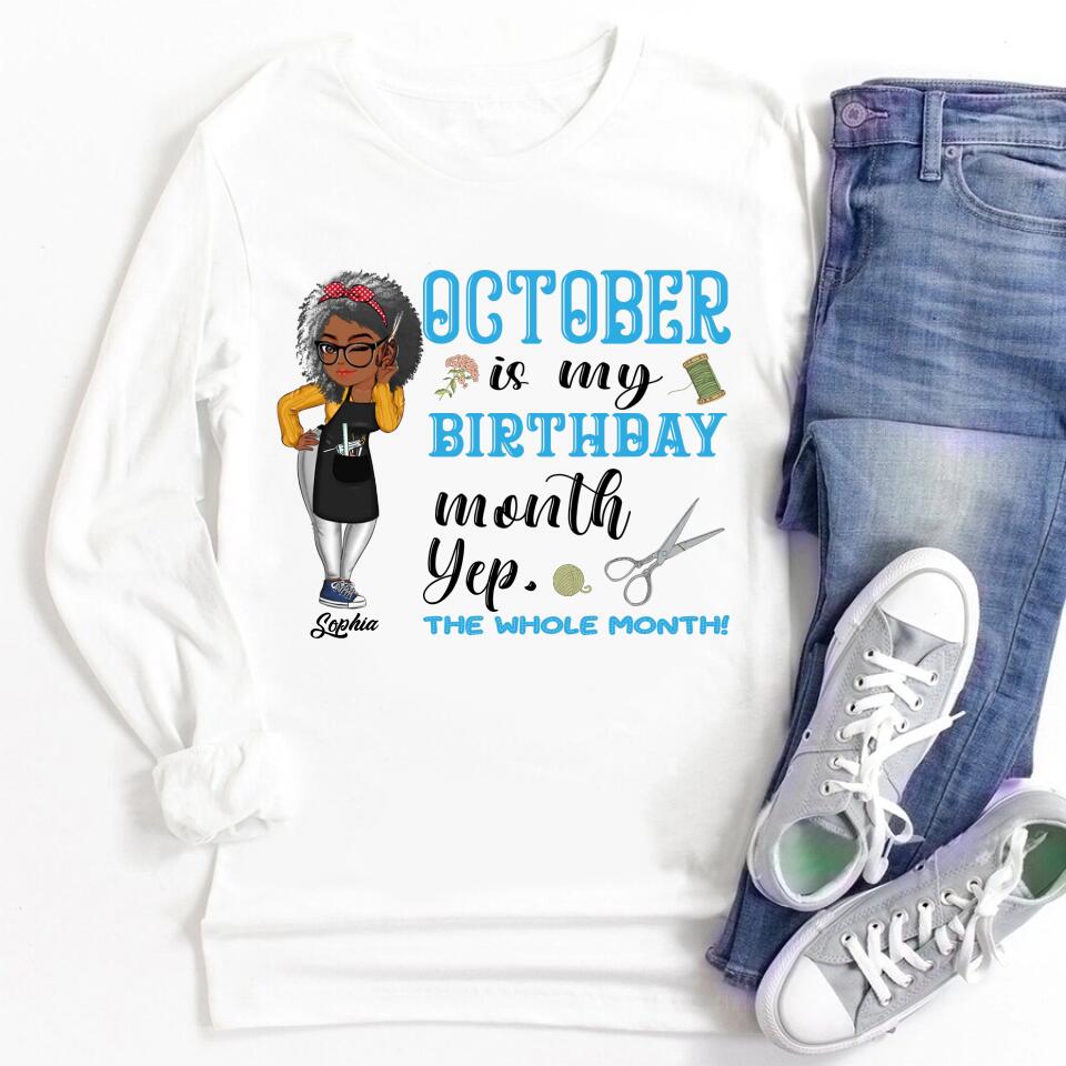 October Birthday Shirt, Custom Birthday Shirt, Queens are Born In October, October Birthday Shirts For Woman, October Birthday Gifts