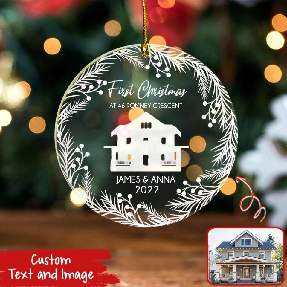 Personalized New Home Christmas Ornament, Our First Home Christmas Ornament, Custom New House Ornament, Christmas Decoration 2022