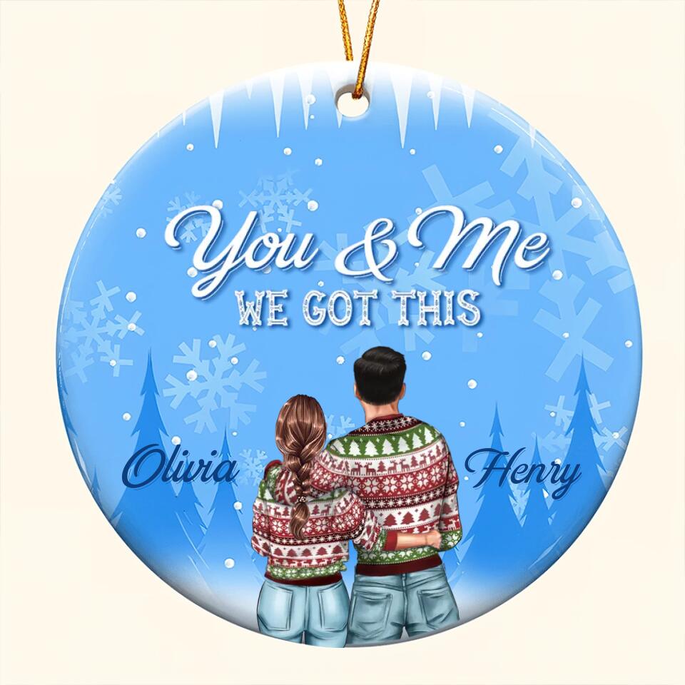 Our First Christmas Ornament 2022, Personalized our first Christmas ornaments, First Christmas as Mr and Mrs ornament