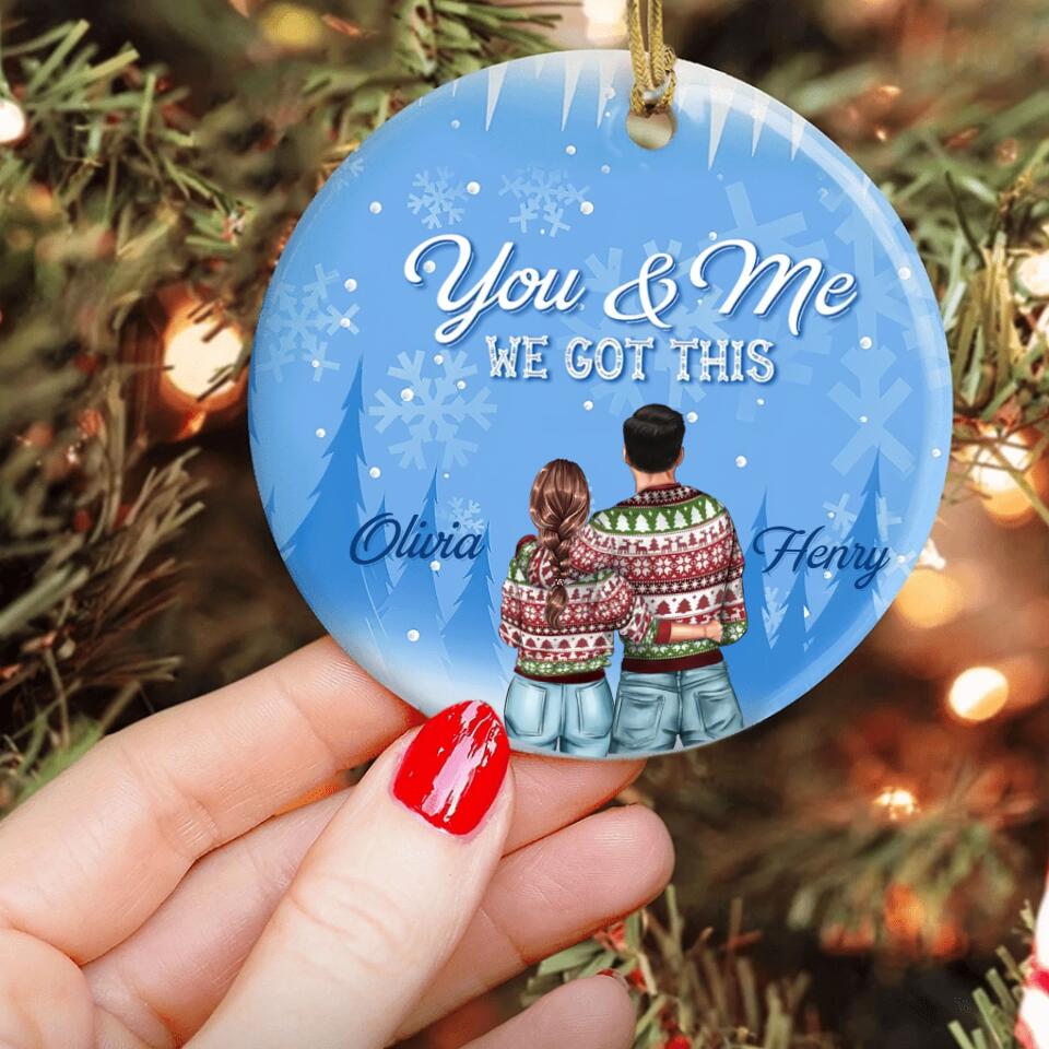 Our First Christmas Ornament 2022, Personalized our first Christmas ornaments, First Christmas as Mr and Mrs ornament