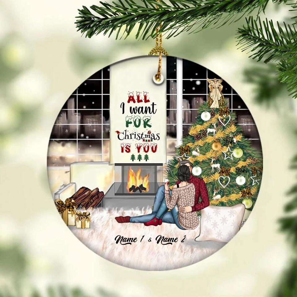 Our First Christmas Ornament 2022, Personalized our first Christmas ornaments, First Christmas as Mr and Mrs ornament