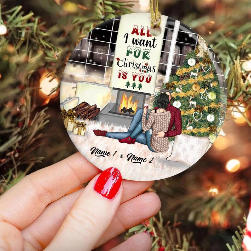 Our First Christmas Ornament 2022, Personalized our first Christmas ornaments, First Christmas as Mr and Mrs ornament