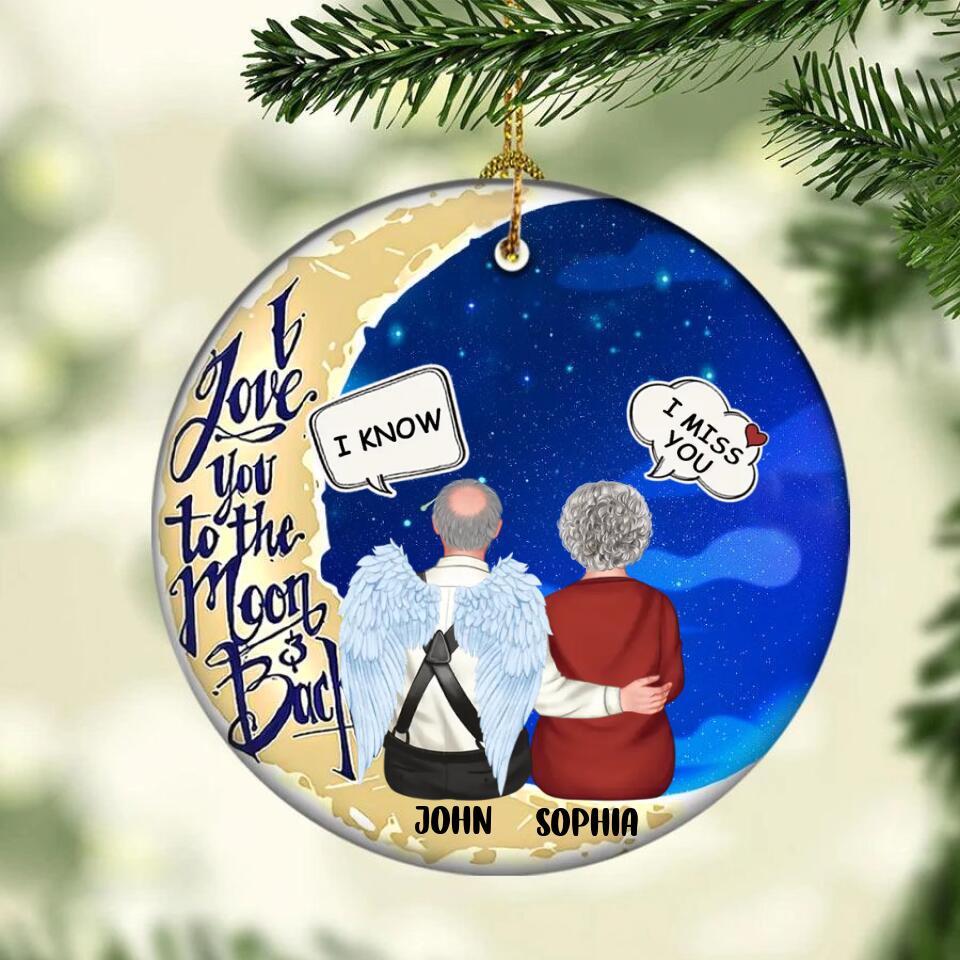 Personalized Memorial Ornaments, In Memory Ornaments, first christmas in heaven ornament, Memorial Ornaments With Picture