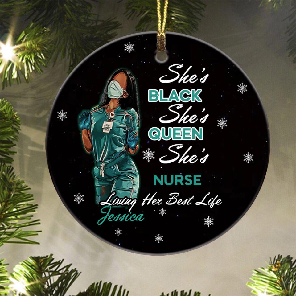 Personalized Nurse Ornament, Nurse Christmas Ornament, Nurse Ornaments, Christmas Ornaments
