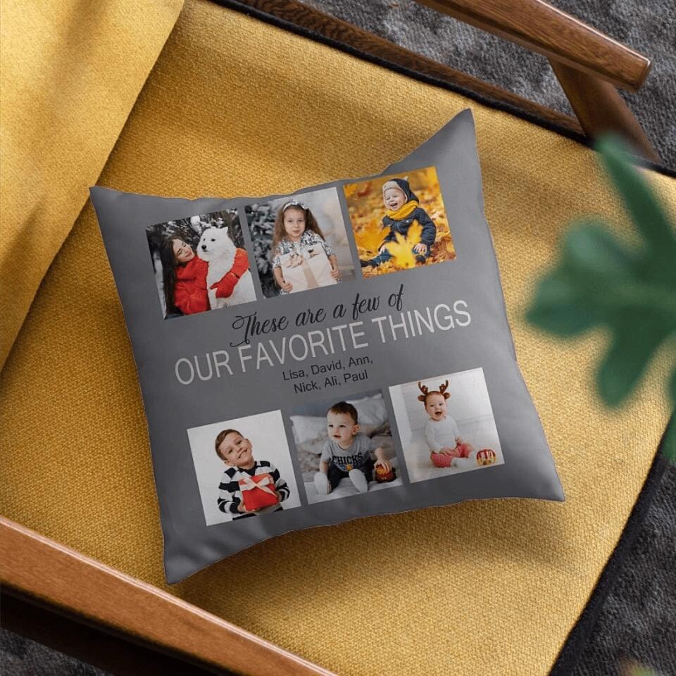 Custom Pillow - Personalized Pillow with Picture &amp; Name Including Case &amp; Insertion. Full Color Print on Both Sides Ultra Soft Cover