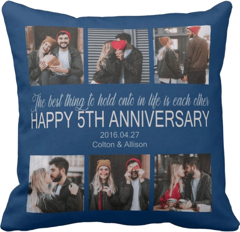 Custom Pillow - Personalized Pillow with Picture &amp; Name Including Case &amp; Insertion. Full Color Print on Both Sides Ultra Soft Cover