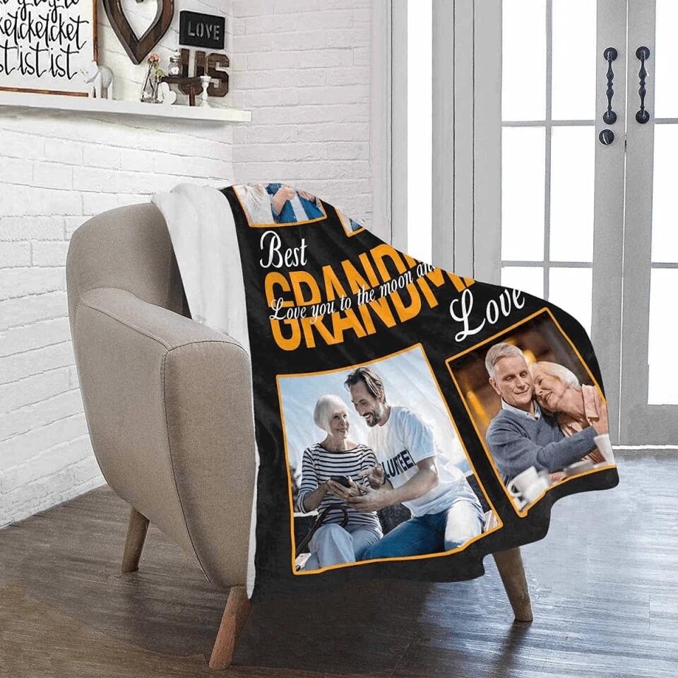 Personalized Gifts for Mom from Daughter, Son, Husband, Custom Blankets with Photos, Personalized Photo Blankets