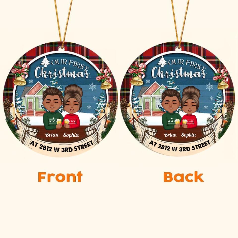 Our First Christmas At Our New Home Christmas Ornament 2022, Personalised New Home Decoration 2022, First Christmas New Home Gift 2022