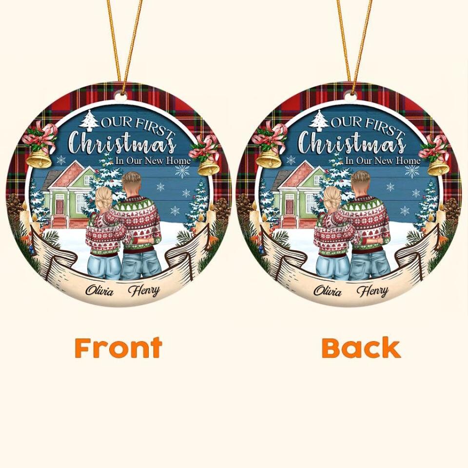 Our First Christmas At Our New Home Christmas Ornament 2022, Personalised New Home Decoration 2022, First Christmas New Home Gift 2022