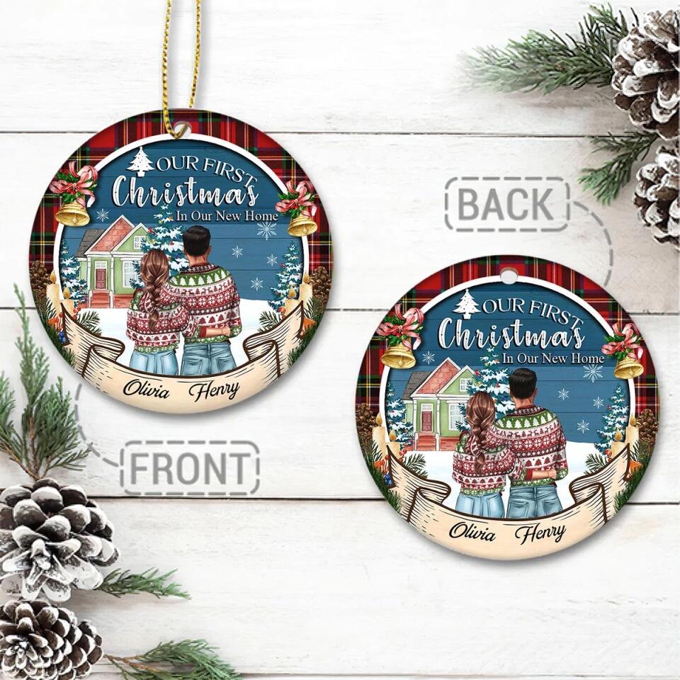 Our First Christmas At Our New Home Christmas Ornament 2022, Personalised New Home Decoration 2022, First Christmas New Home Gift 2022