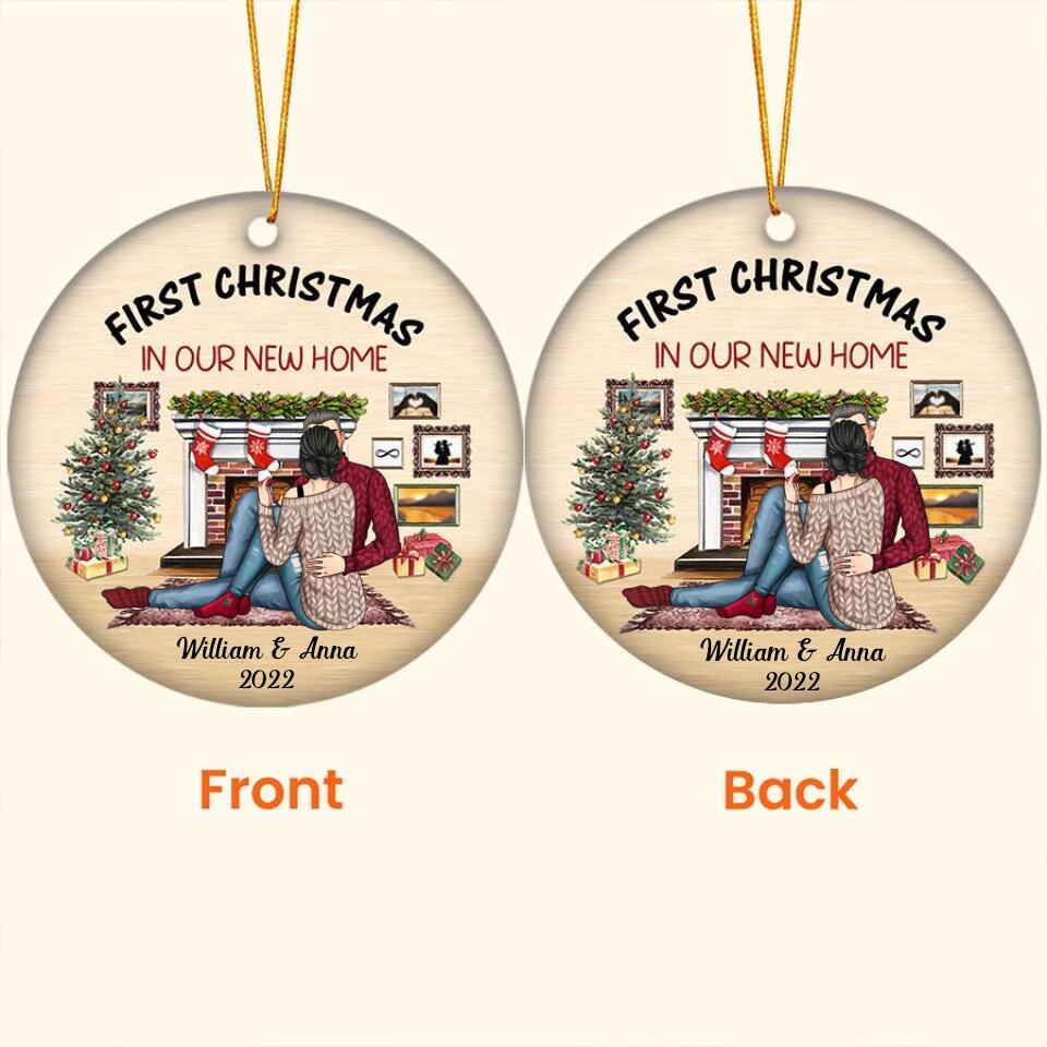 Our First Christmas At Our New Home Christmas Ornament 2022, Personalised New Home Decoration 2022, First Christmas New Home Gift 2022