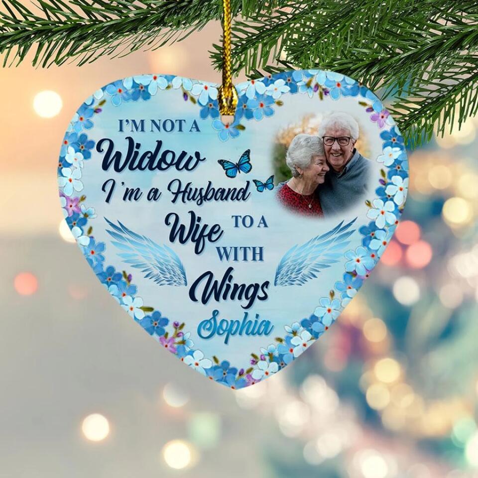 Personalized Memorial Ornaments, In Memory Ornaments, first christmas in heaven ornament, Memorial Ornaments With Picture