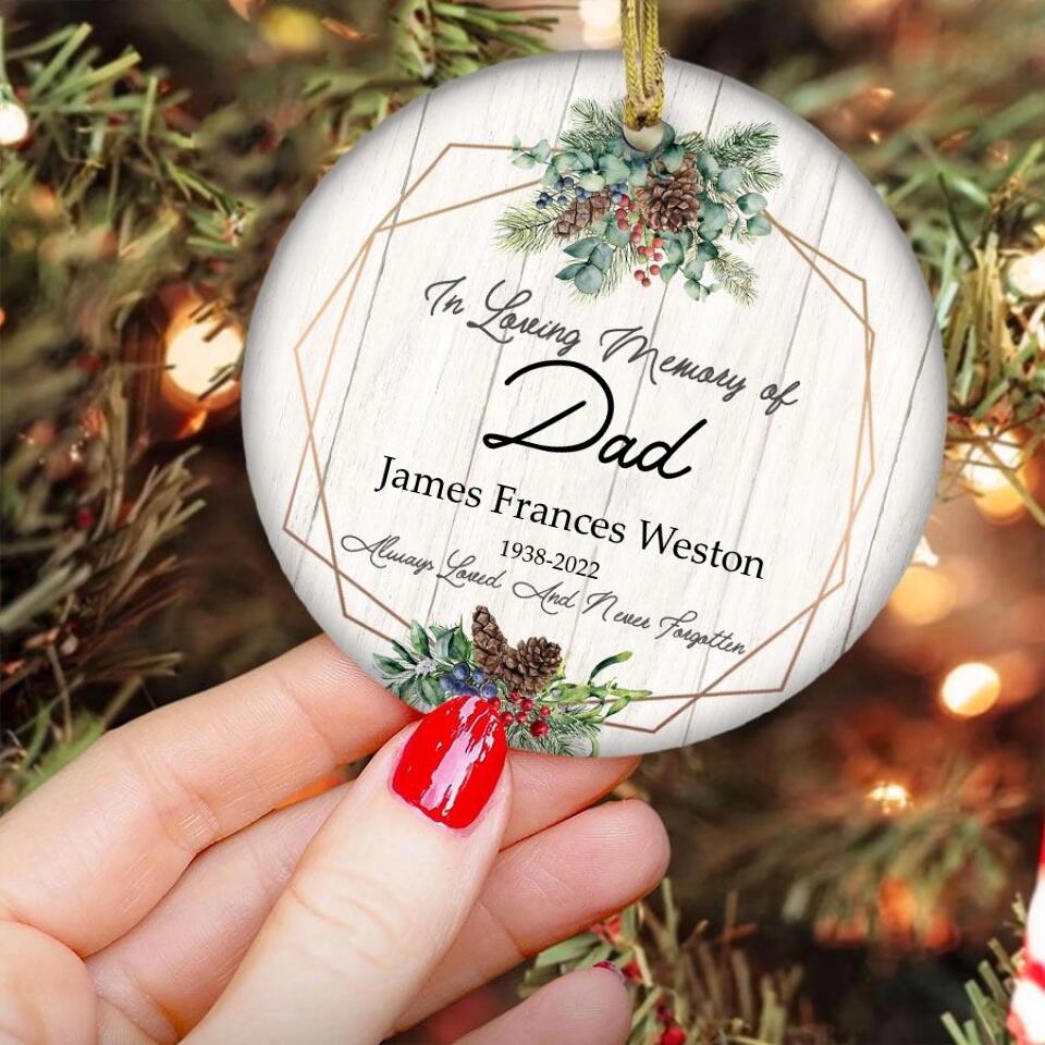 Personalized Memorial Ornaments, In Memory Ornaments, first christmas in heaven ornament, Memorial Ornaments With Picture